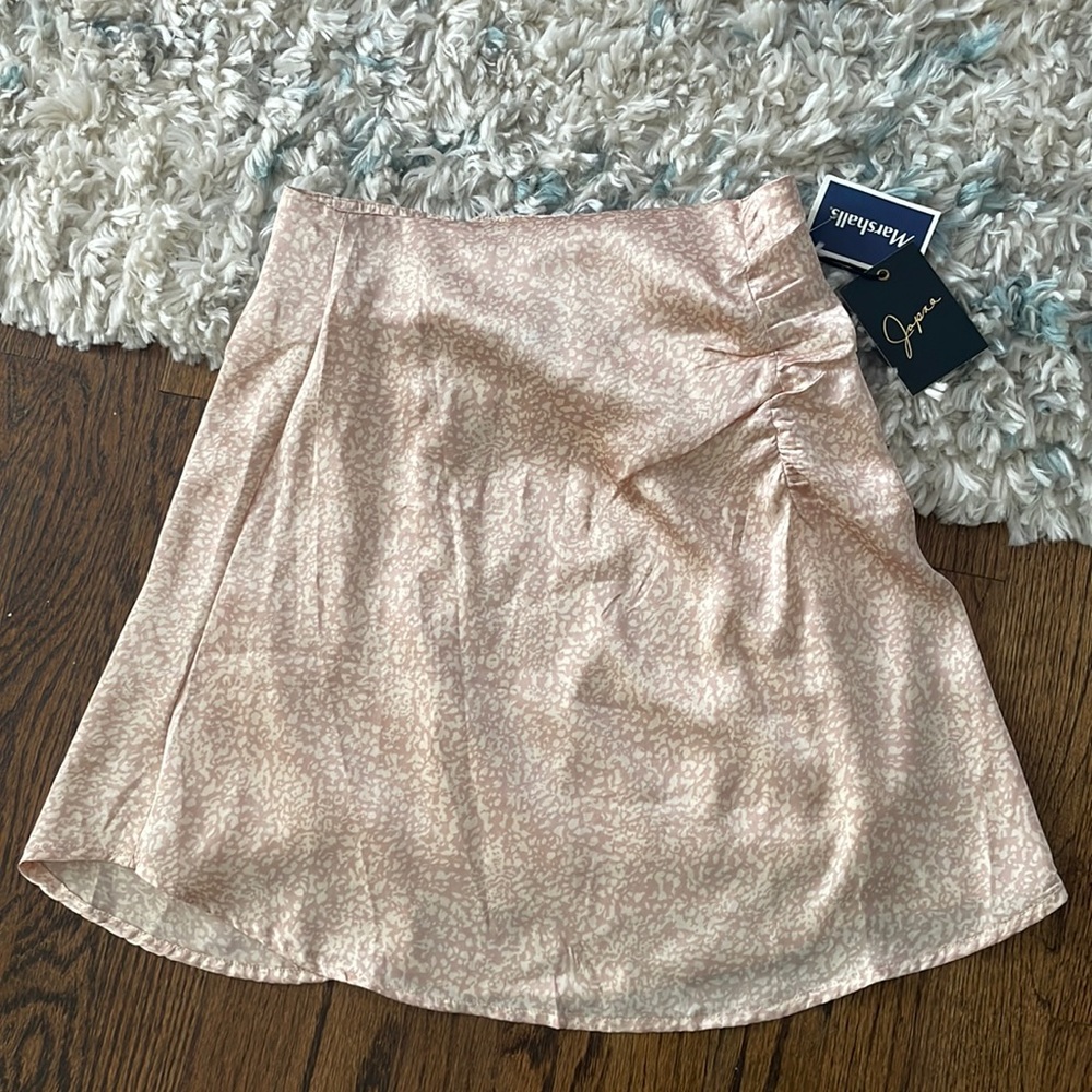 Jopna Blush Animal print slip skirt